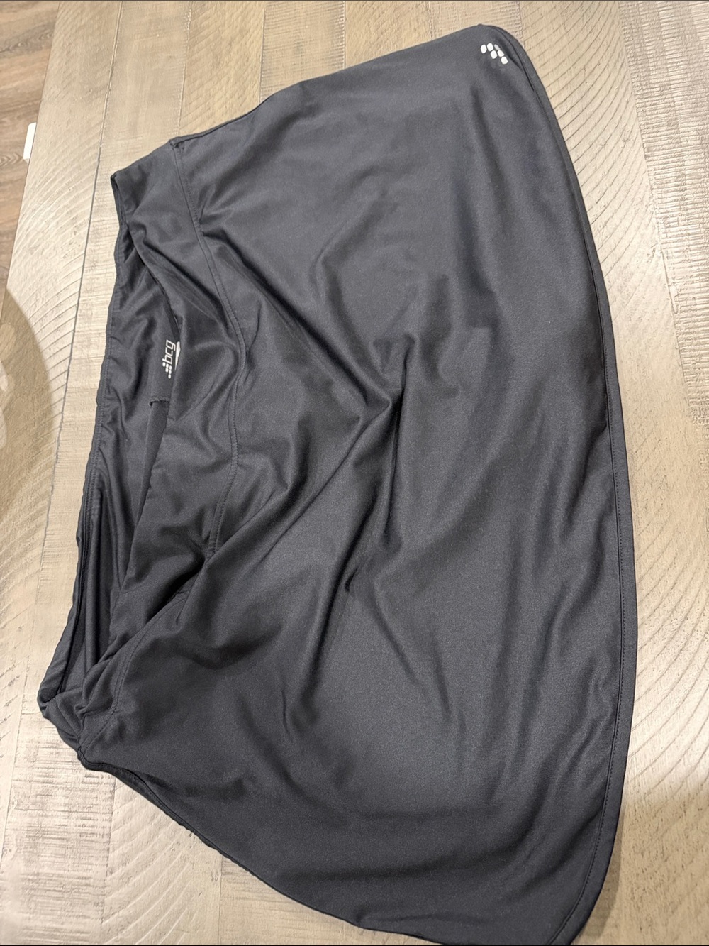 bcg Black Women's Athletic Skort - Circle/Skater Style